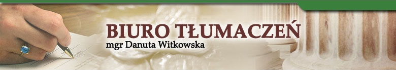 Danuta Witkowska - Tłumacz języka niemieckiego